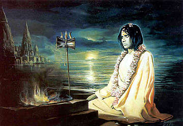 Babaji in Benares by Paolo Polli